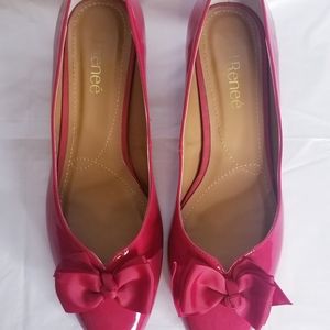 J.Renee Cameo Red Patent Leather Shoes 10M